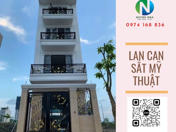 lan can sắt mỹ thuật